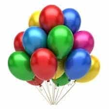 Helium Balloons - Floating